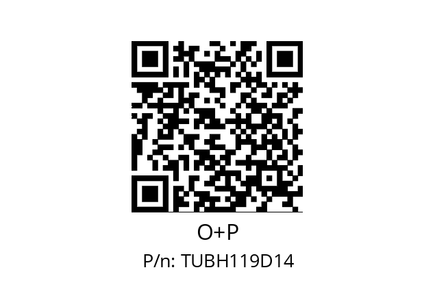   O+P TUBH119D14