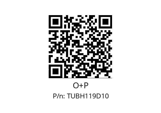   O+P TUBH119D10