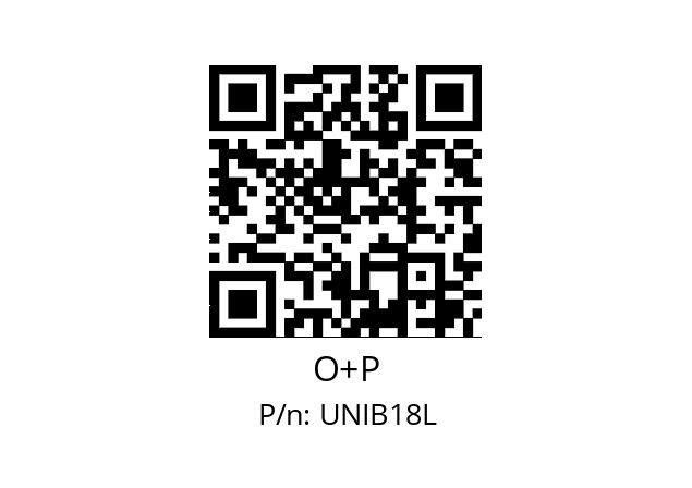   O+P UNIB18L