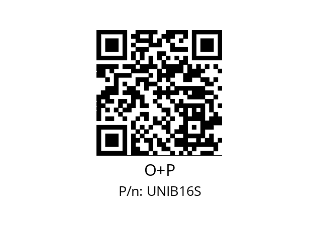   O+P UNIB16S