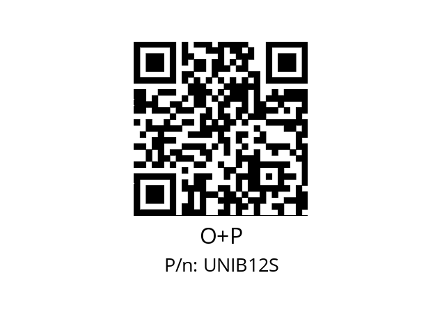   O+P UNIB12S