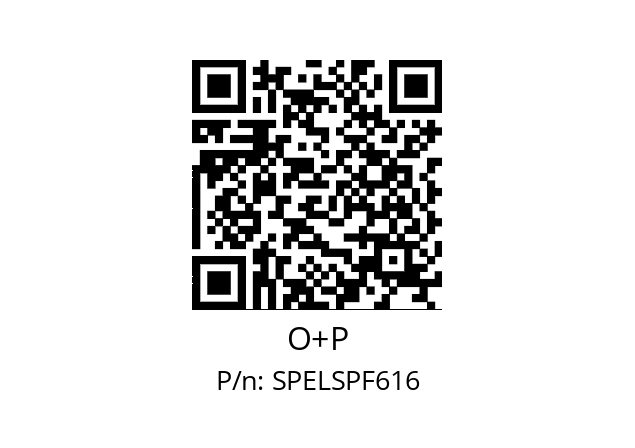   O+P SPELSPF616