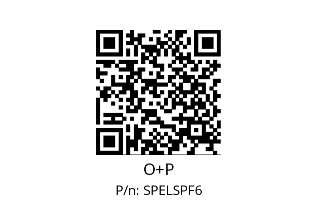   O+P SPELSPF6