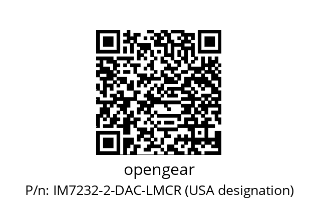   opengear IM7232-2-DAC-LMCR (USA designation)