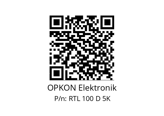   OPKON Elektronik RTL 100 D 5K