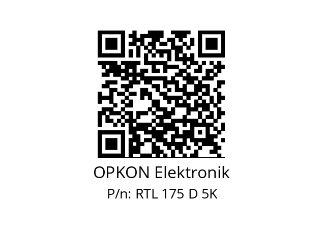   OPKON Elektronik RTL 175 D 5K