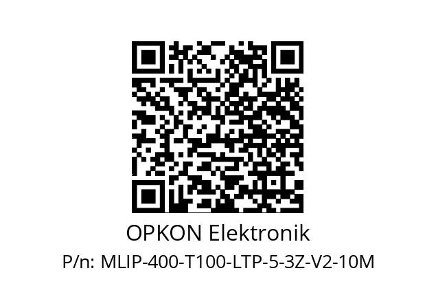   OPKON Elektronik MLIP-400-T100-LTP-5-3Z-V2-10M