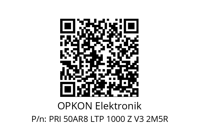   OPKON Elektronik PRI 50AR8 LTP 1000 Z V3 2M5R