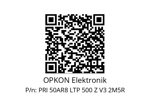   OPKON Elektronik PRI 50AR8 LTP 500 Z V3 2M5R