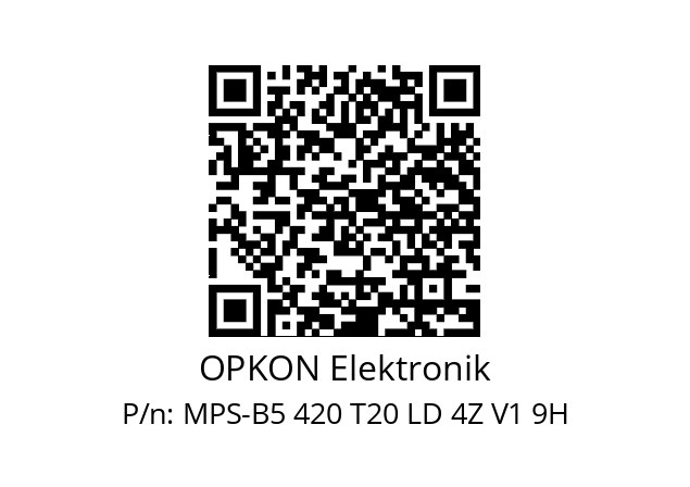   OPKON Elektronik MPS-B5 420 T20 LD 4Z V1 9H