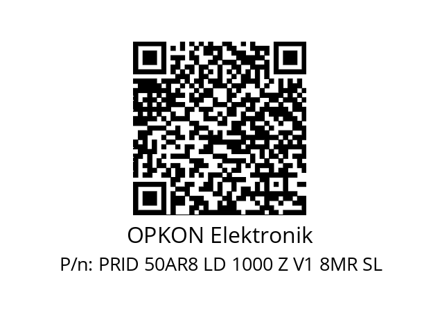   OPKON Elektronik PRID 50AR8 LD 1000 Z V1 8MR SL