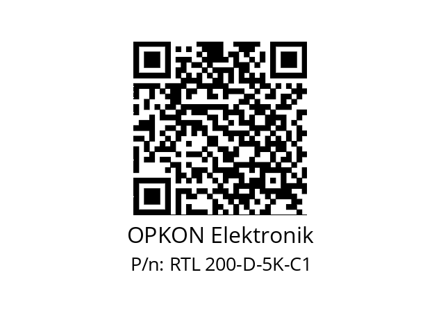   OPKON Elektronik RTL 200-D-5K-C1