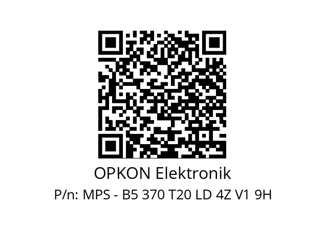   OPKON Elektronik MPS - B5 370 T20 LD 4Z V1 9H