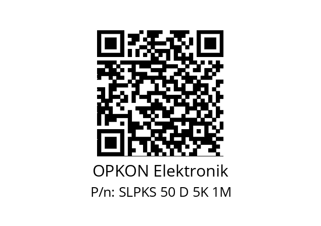   OPKON Elektronik SLPKS 50 D 5K 1M