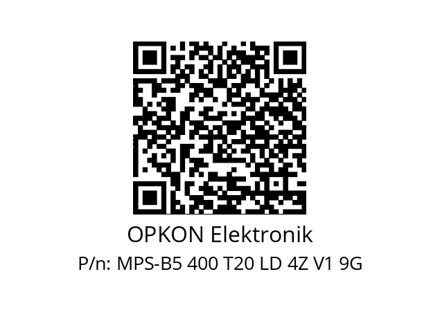   OPKON Elektronik MPS-B5 400 T20 LD 4Z V1 9G