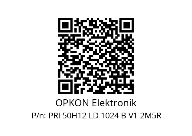   OPKON Elektronik PRI 50H12 LD 1024 B V1 2M5R