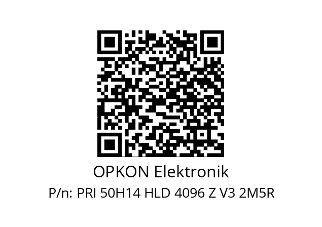   OPKON Elektronik PRI 50H14 HLD 4096 Z V3 2M5R