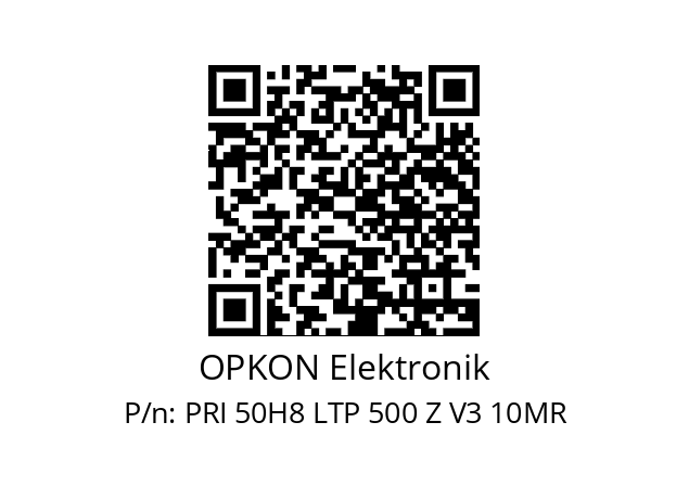   OPKON Elektronik PRI 50H8 LTP 500 Z V3 10MR