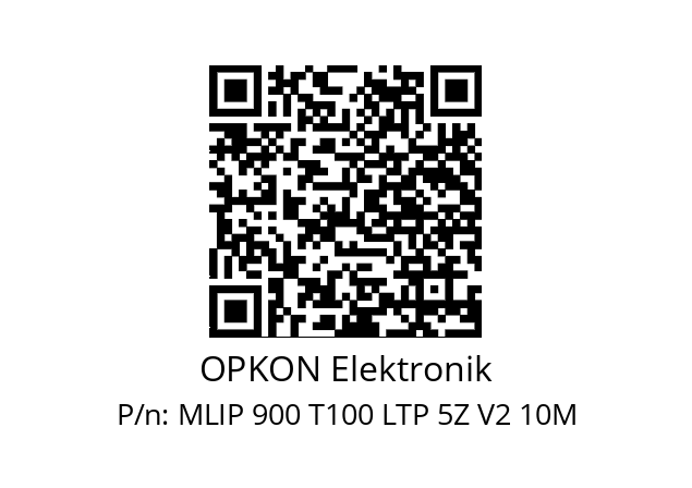   OPKON Elektronik MLIP 900 T100 LTP 5Z V2 10M