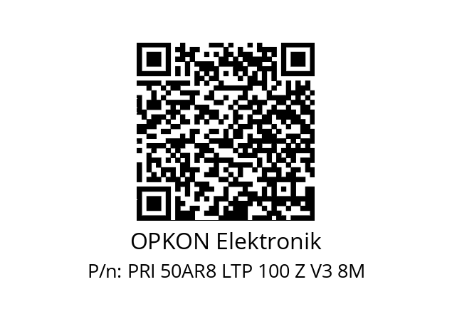   OPKON Elektronik PRI 50AR8 LTP 100 Z V3 8M