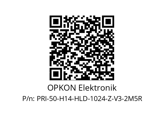   OPKON Elektronik PRI-50-H14-HLD-1024-Z-V3-2M5R