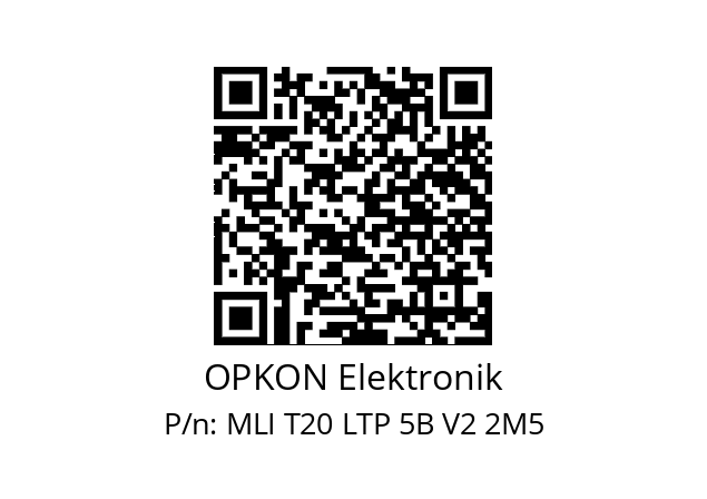   OPKON Elektronik MLI T20 LTP 5B V2 2M5