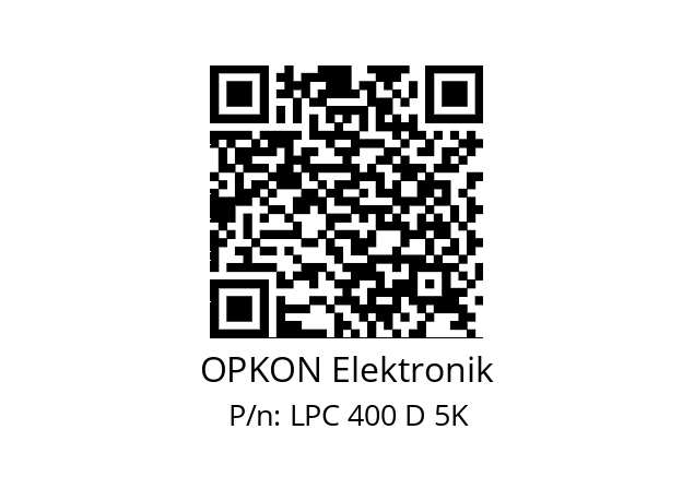   OPKON Elektronik LPC 400 D 5K