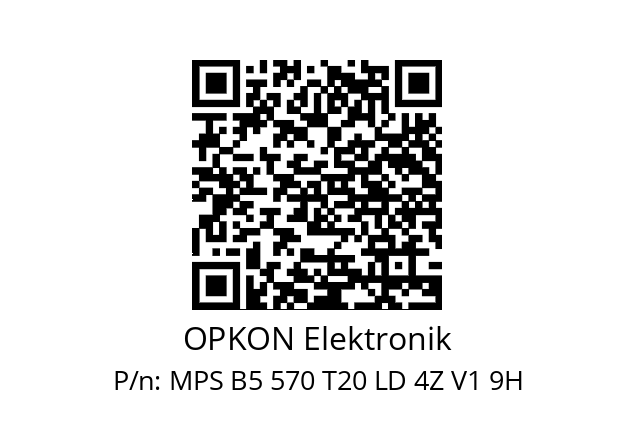   OPKON Elektronik MPS B5 570 T20 LD 4Z V1 9H