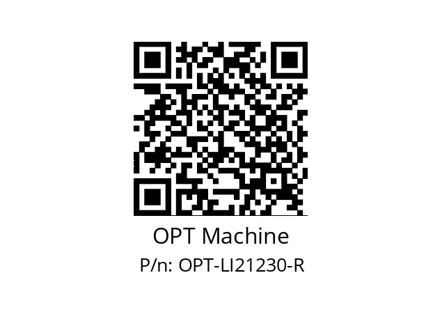   OPT Machine OPT-LI21230-R