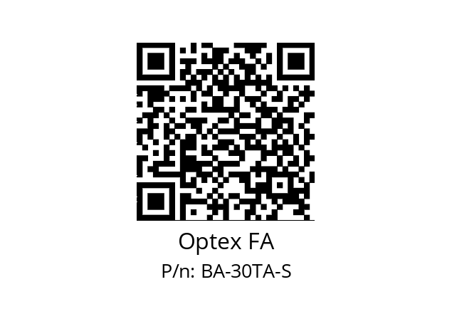  (A131757) Optex FA BA-30TA-S