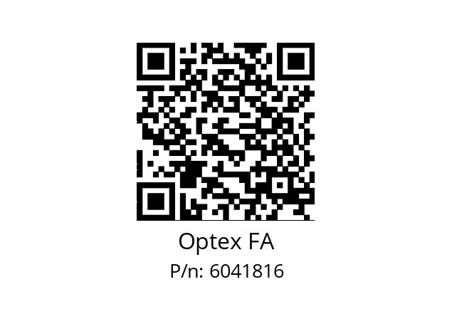   Optex FA 6041816