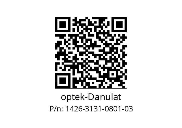   optek-Danulat 1426-3131-0801-03