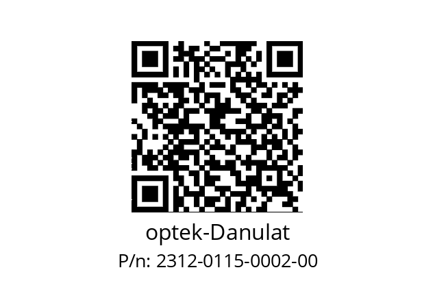   optek-Danulat 2312-0115-0002-00