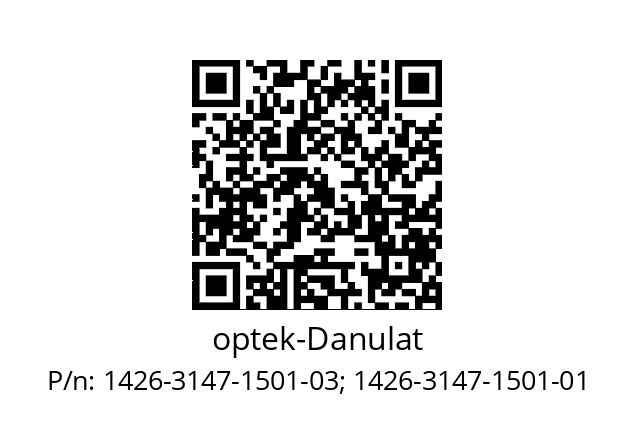   optek-Danulat 1426-3147-1501-03; 1426-3147-1501-01