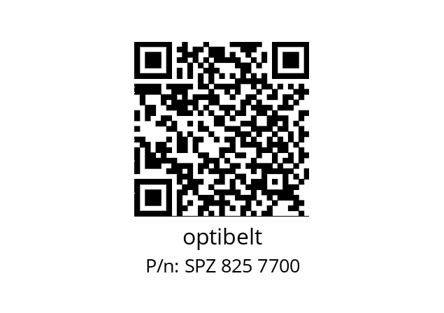   optibelt SPZ 825 7700