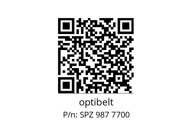   optibelt SPZ 987 7700