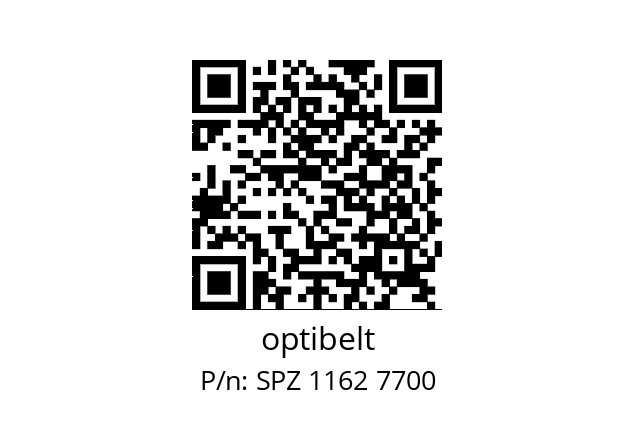   optibelt SPZ 1162 7700