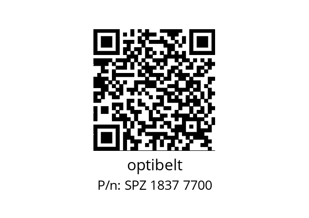   optibelt SPZ 1837 7700