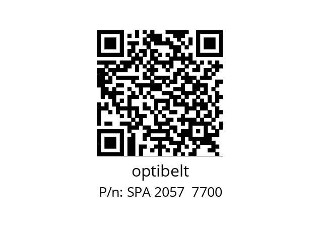   optibelt SPA 2057  7700