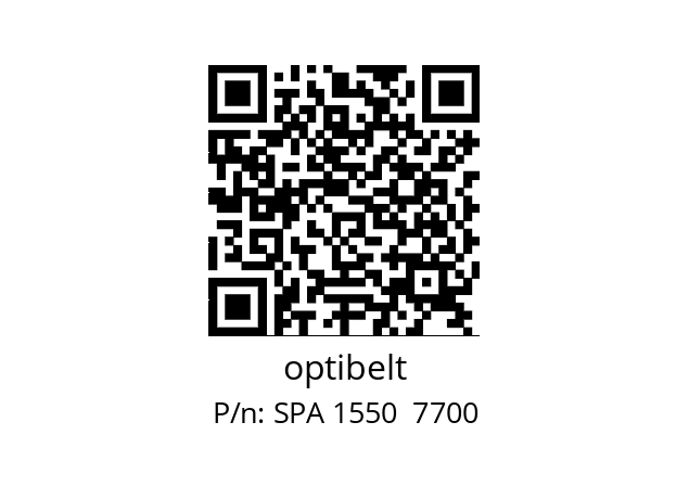   optibelt SPA 1550  7700