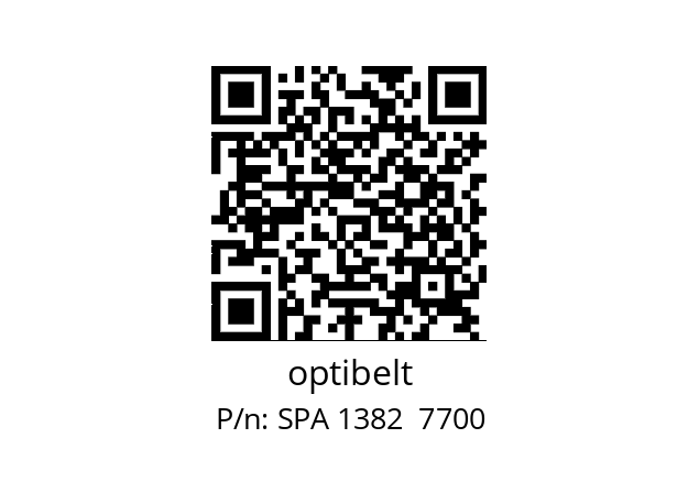   optibelt SPA 1382  7700