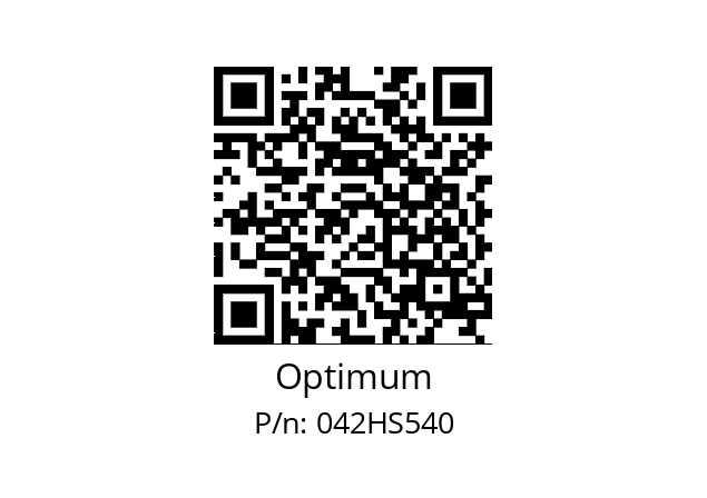   Optimum 042HS540