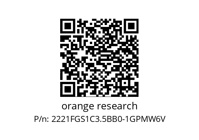   orange research 2221FGS1C3.5BB0-1GPMW6V