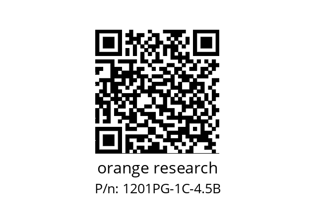   orange research 1201PG-1C-4.5B