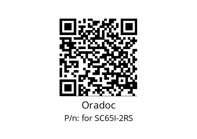   Oradoc for SC65I-2RS