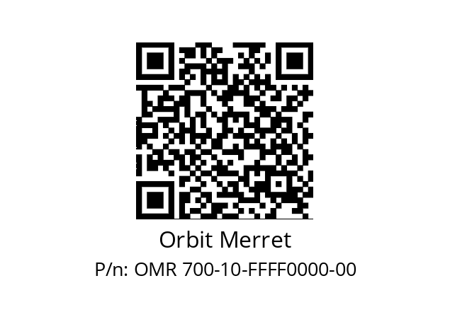   Orbit Merret OMR 700-10-FFFF0000-00