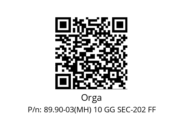   Orga 89.90-03(MH) 10 GG SEC-202 FF