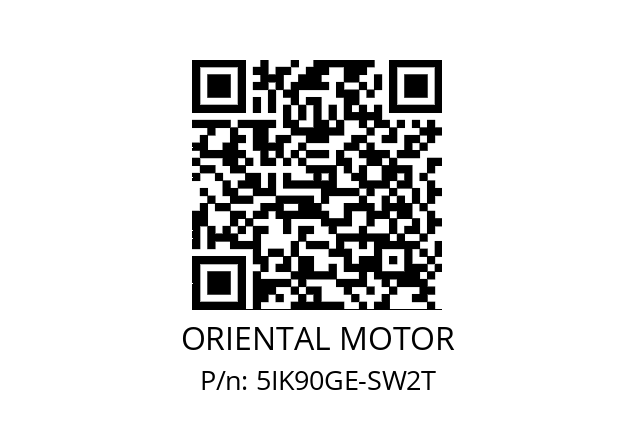   ORIENTAL MOTOR 5IK90GE-SW2T