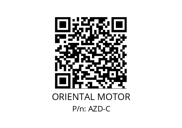   ORIENTAL MOTOR AZD-C