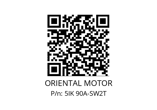   ORIENTAL MOTOR 5IK 90A-SW2T